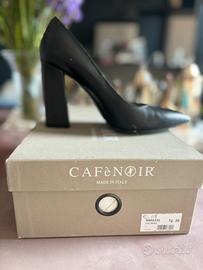 Scarpe nere con tacco alto cafèNoir
