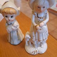 Statuine in ceramica e in porcellana