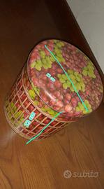 Scatola in latta vintage panettone Battistero.