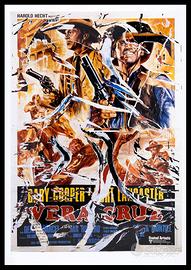 Mimmo Rotella "Vera Cruz"  serigrafia décollage