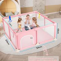 Box per bambini 124x124 cm+25 piastrelle gomma