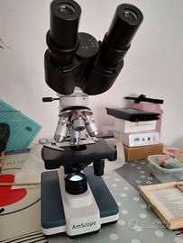 Bundle Microscopio Vetrini e Camera
