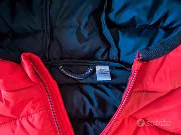 piumino mezza stagione rosso bambina