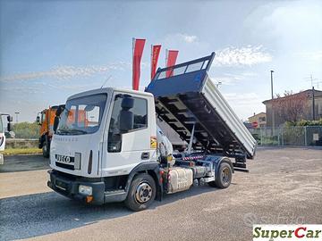 IVECO EUROCARGO 75E21 ribaltabile e gru nuovi