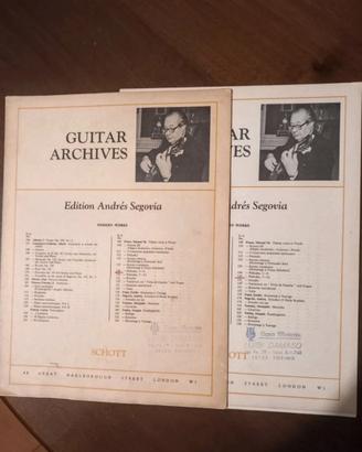 23 spartiti per chitarra classica