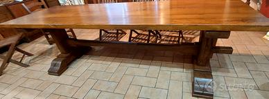 Tavolo artigianale Castagno