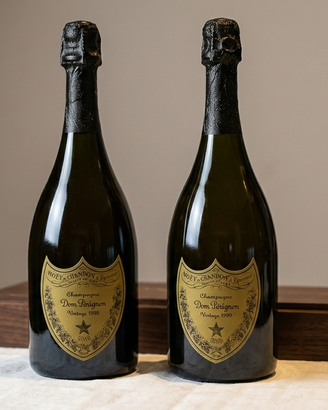 Dom Perignon 1998 e 1999 Lotto 2 Bottiglie
