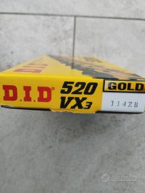 catena di trasmissione color oro da 120 link 