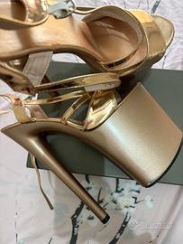Scarpe lap dance tacco 20 numero 38