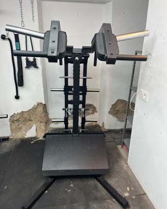 Pendulum Squat - viking press - calf raises
