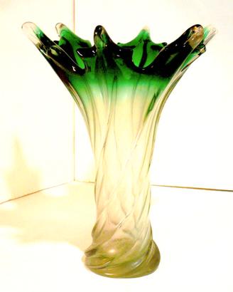 vaso vetro a fiore Venezia anni '50