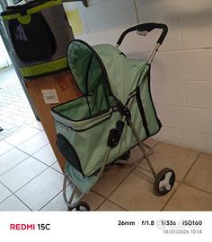 passeggino e zaino per cani piccola taglia