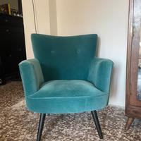 Poltroncina in velluto Maisons du monde