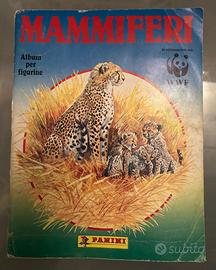 Album figurine vintage Panini Mammiferi WWF