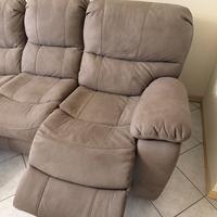 Divano 3 posti con sedute recrinabili