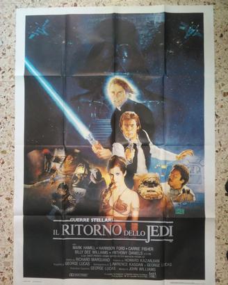 MANIFESTO cm 100x10, IL RITORNO DELLO JEDI, 