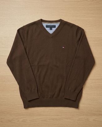 Maglione Tommy Hilfiger scollo a V – Uomo Taglia M