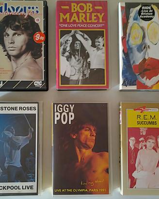 VHS videocassette musicali