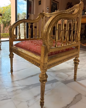 Salotto Completo Stile Luigi XVI Neoclassico