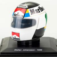 Casco Stefan Johansson Ferrari 1986 F 1