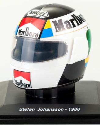 Casco Stefan Johansson Ferrari 1986 F 1