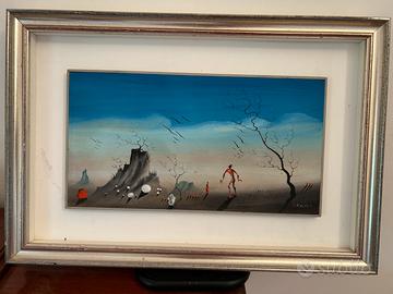 QUADRO GINO KRAYER - oilio su tavola