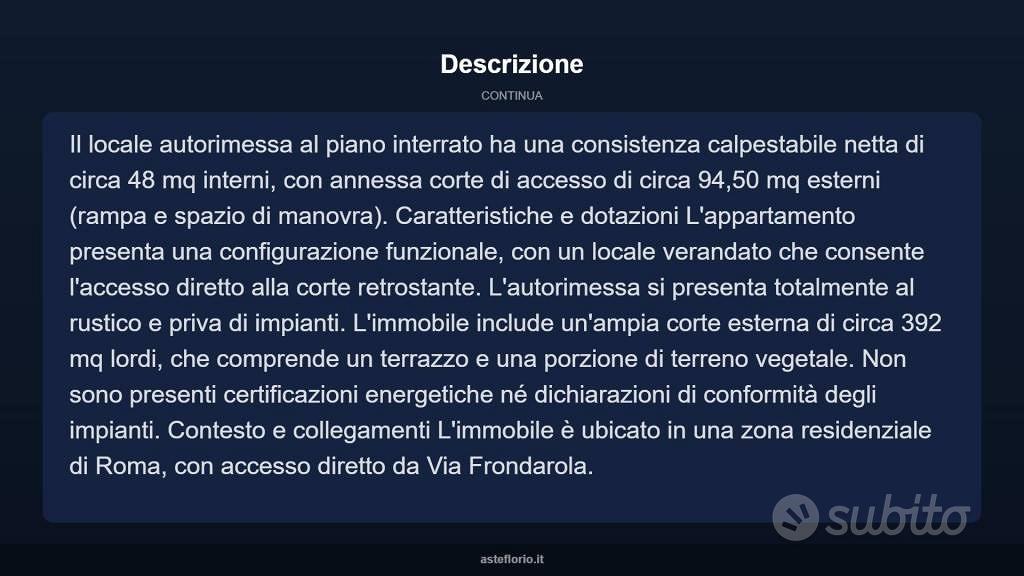 Appartamento – RM - Altro