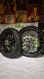 Cerchi touring cvo ant 130-60-21 posteriore 180-55