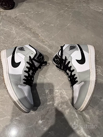 Jordan 1 Mid Light Smoke Grey EU41