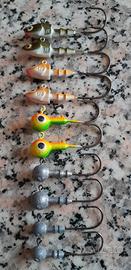 Testine piombate per la pesca a spinning 