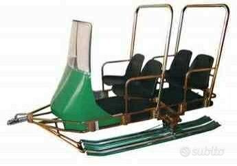 carrello motoslitta omologato trasporto persone 4 