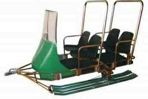 carrello motoslitta omologato trasporto persone 4 