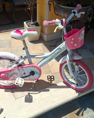 bici bambina 14 pollici