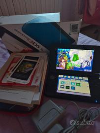 Nintendo 3DS XL Blu/Nera Completa  – Accessori 