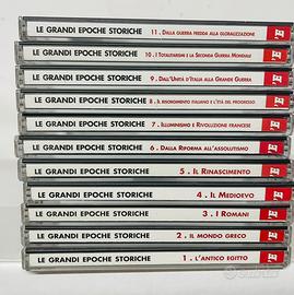 CD grandi epoche storiche e DVD storia fascismo