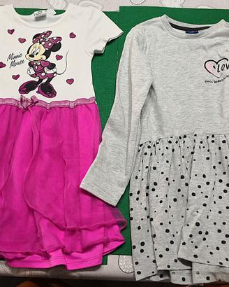 3 vestitini bambina 6 anni, Disney e Lupilù