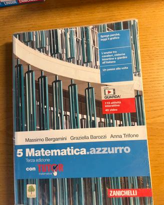 Libro Matematica - Matematica.azzurro 5 - Zanich.