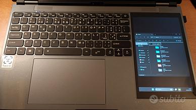 Notebook PC portatile doppio display Windows 11