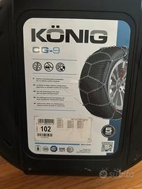 Catene da neve konig cg9 102- Nuove e mai aperte