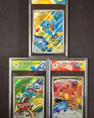 Pokemon compagni d'avventura Kanto -Graded cards-