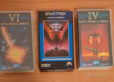 3 Film STAR TREK 1998 e 2000 da collezione in VHS 
