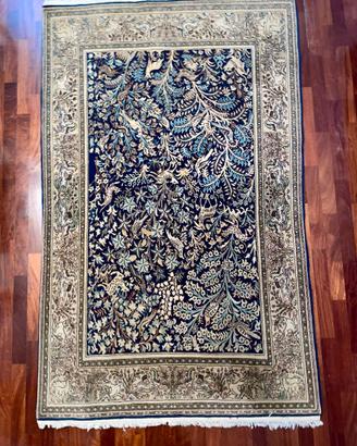 Tappeto Persiano Qom (Kum) – Floreale Figurativo