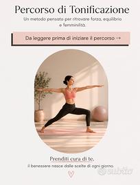 Programma tonificazione total body donna