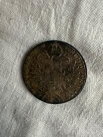 Tallero maria teresa 1780 - argento originale