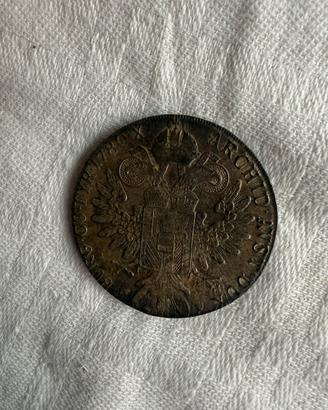 Tallero maria teresa 1780 - argento originale