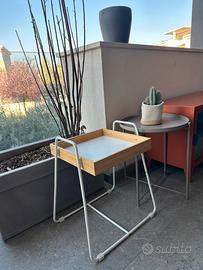 Tavolino Quadrato Bianco