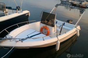 Open Mimi mt.6 e Evinrude 75 cv. E- TEC, anno 2007