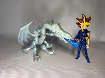 Yu-Gi-Oh! Yugi e Drago Bianco Occhi Blu