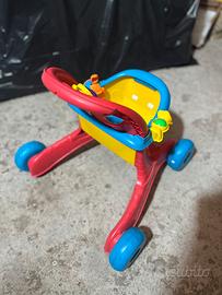 Girello, carrello spesa e cavallo rodeo