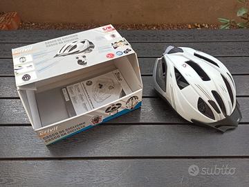 Casco da ciclismo Crivit Sports con LED (nuovo)